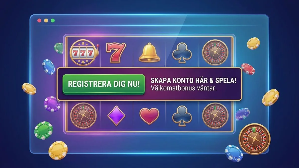 Registrera dig med bonus